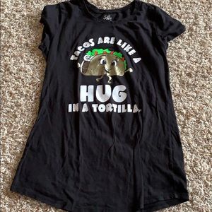 Justice shirt sz 18